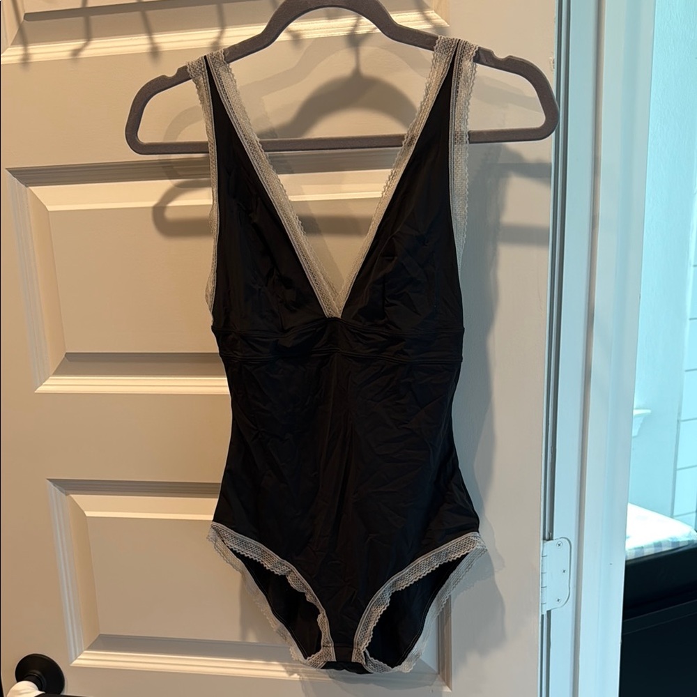 Victoria’s Secret Black One-Piece Sexy Bodysuit Lingerie